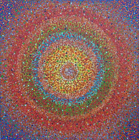 16. Agglomeration konzentrisch in rot